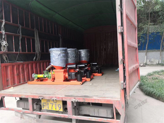 中重智能一批氣動封孔泵發(fā)往河北廊坊